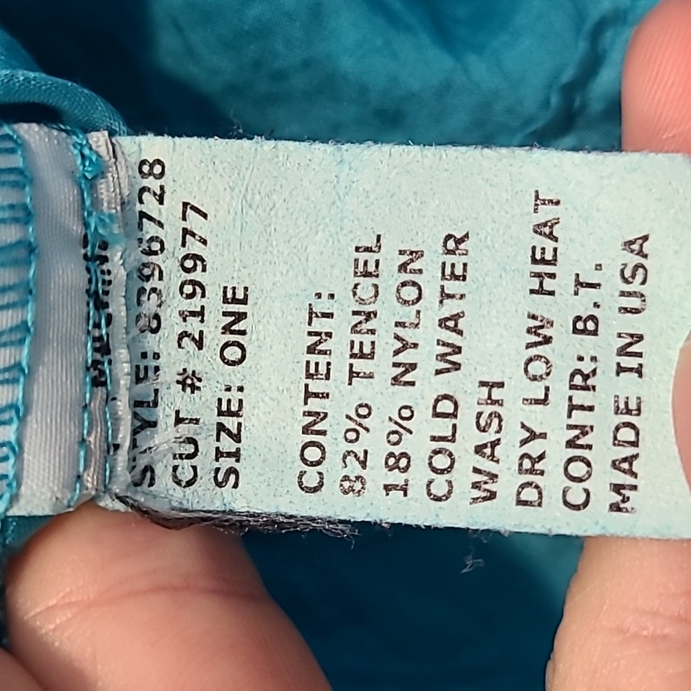 Cut Loose Turquoise Tunic Top - Picture 5 of 5
